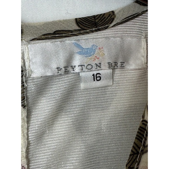 Peyton Bre Women's Size 16 Floral Print Long Maxi Dress Modest - Picture 3 of 6